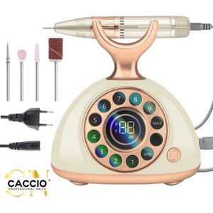 Elektrische Nagelfrees - Elektrische Nagelvijl - Nagelvijl Elektrische -Nagelfrees set - Manicure set - Manicure/pedicure voeten en handen Acrylnagels-Gelnagels - Nagels - Nail Drill Machine - 35000 RPM - Inclusief 4 bitjes - Vijl