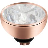 Melano - Twisted Basic CZ - Steentje - Wit - 6 mm