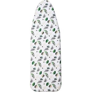 Hoogwaardige strijkplankhoes 135 x 56 cm - Perfect voor stoomstrijkijzers, 100% katoen en dikke vulling