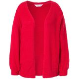 Angel of Style - Dames - Vest straight fit ballonmouwen - Salsarood - Maat 42+