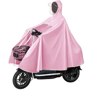 Unyqoos® Waterafstotende fietsponcho met reflecterende strepen voor veiligheid