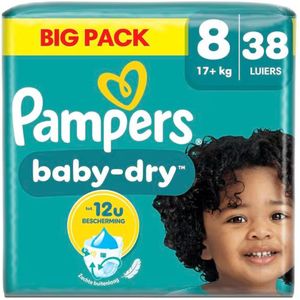 Pampers - Baby-Dry - Luiers - Maat 8 - 3 voor 53.00