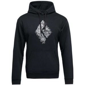 Black Diamond Engineered Diamond Hoodie Zwart S Man