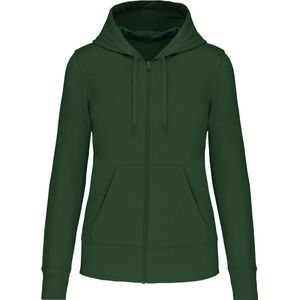Kariban Ecologische damessweater met capuchon en ritssluiting K4031 - Forest Green - S