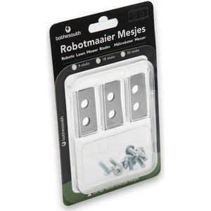 To the South® Robotmaaier mesjes staal geschikt voor LandXcape LX835 - 18 stuks