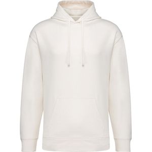 Native Spirit Ecologische uniseks sweater met capuchon en afhangende mouwen French Terry NS431 - Ivory - XL