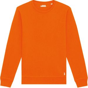 Basic sweater - oranje - 3XL - soBAD. | Crewneck | 100% Organic | Unisex | Sweater heren | Sweater dames
