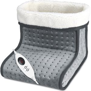 Voetenwarmer - Elektrische voetenwarmer - Fleece - Timer 90 min. - 6 warmtestanden - 100W - Wasbaar