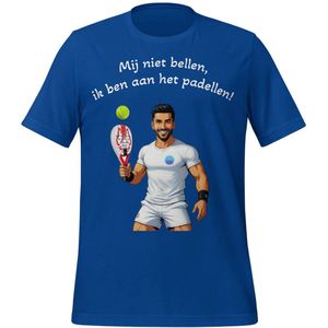 T-shirt Padel Mij niet bellen XL