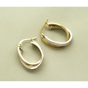 Christian gouden oorringen