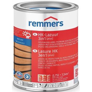 Remmers HK-Lazuur 3 in 1 | 5 liter | Antraciet grijs COMBINATIE VOORDEEL MET BLOKKWAST