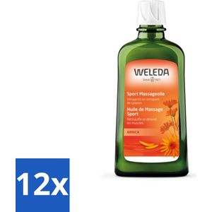 WELEDA - Massageolie Sport - Arnica - 200 ml - Voordeelverpakking - 12 stuks