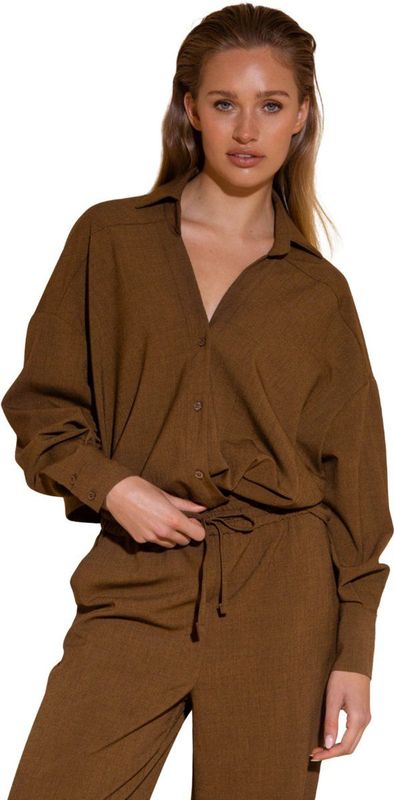 Amaya Amsterdam - Hailey Blouse - Bruin - Blouse