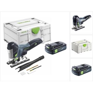 Festool CARVEX PSC 420-Basic accu-pendeldecoupeerzaag 18 V 120 mm borstelloos + 1x accu 3.0 Ah + Systainer - zonder oplader