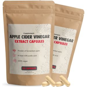 Cupplement Appelazijn 500 mg Combideal 2x 60 Capsules - Apple Cider Vinegar - Spijsvertering