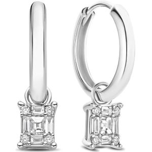 Isabel Bernard - De la Paix Maxime - Oorbellen - Witgoud - 14 Karaat - 18 Diamanten