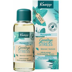 Kneipp - Massageolie - Goodbye Stress - Watermunt & Rozemarijn - 100 ml - 1 stuk