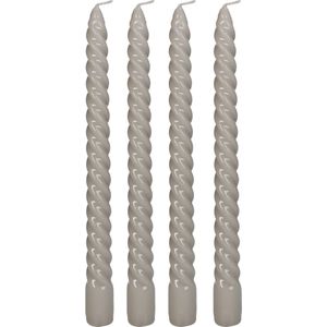 Woonexpress Dinerkaars (set 4 Stuks) Glossy - Wax - Grijs - 26 cm hoog