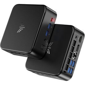 NiPoGi E3B Mini PC ΑΜD Ryzen 5 7430U(Max 4.3GHz,6C/12T),16GB RAM 512GB SSD, Mini Desktop PC WiFi 6,BT 5.2,4K Triple Display VESA