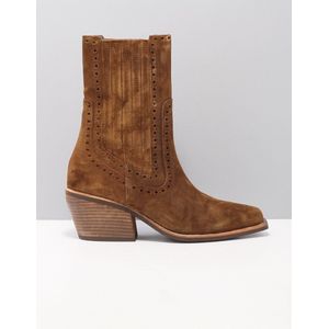 VIA VAI Eveline Cass Chelsea boots dames - Bruin - Maat 38