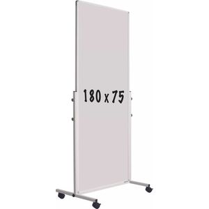 Mobiel whiteboard emaille PRO Latoya - Weekplanner - Maandplanner - Jaarplanner - Magnetisch - 180x75cm