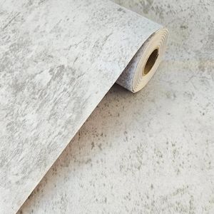 Zelfklevend behang, Cemento Leggero Grigio Chiaro, Lichte Betonlook, 122cmx10m, 122m2, Betonlook, zelfklevend, Vinyl, PVC, Waterbestendig, Muurdecoratie, Badkamer, Daka Deco