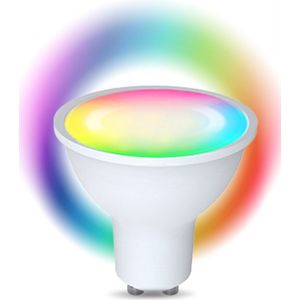 Denver SHL-450 - Wifi LED lamp - GU10 - RGB kleuren - Dimbaar - Tuya compatible - Denver Smart Home App - Bedienbaar met Alexa - werkt met Google assistant