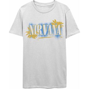 Nirvana - All Apologies Heren T-shirt - XL - Wit