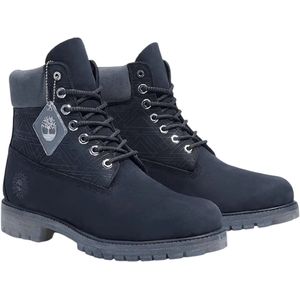 Timberland - Navy Waterdichte Veterschoenen - Heren - Blauw - Leer