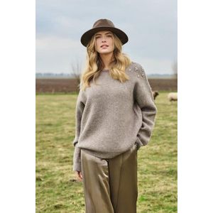 C&S The Label - Gebreide Trui - Brons