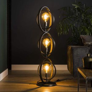 Vloerlamp Turn arounds-s124 cms-s3 lichtss-scharcoals-sstaande lamp / woonkamers-slandelijk / modern / design
