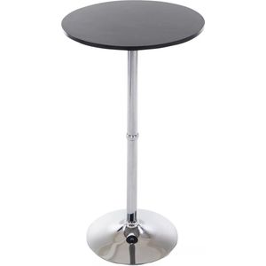 In And OutdoorMatch Luxe statafel rond Beatrice - Bartafel voor Indoor & Outdoor - Metaal - Feesttafel - Grijs - 60x60x108cm