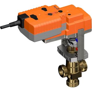Belimo 3-Weg Klepafsluiter 15mm G1-1/8 Kvs0.63 24VAC/DC Fail-Safe 150s 0-10V 1000N IP54 H511B/NVK24A-SZ-TPC - V2YJD