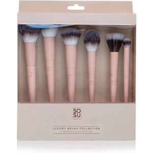 SOSU Cosmetics - Luxury Brush Face Collection - Penselen Set - 6 st