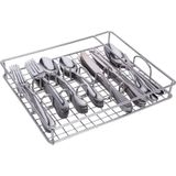 Bestekset 45dlg - RVS - met metalen Tray