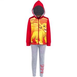 Disney The Lion King Set - Joggingpak / Huispak / Vrijetijdspak - Rood - Maat 110/116