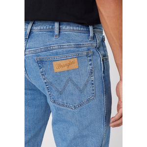 Wrangler Texas Str Heren Regular Fit Jeans Blauw - Maat W40 X L32