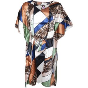 Fine Woman - Kaftan - Dames - Satijnen Strandjurk