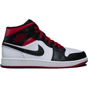 Nike Air Jordan 1 Mid GS Gym Red Black Toe - Sneaker - DQ8423-106 - Maat 37.5