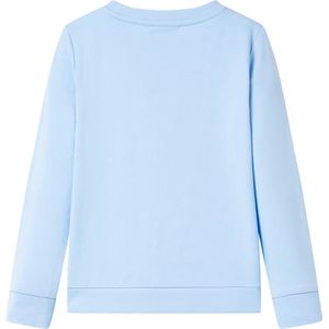 Kindertrui Lichtblauw - Maat 128 - Regenboog & Konijn