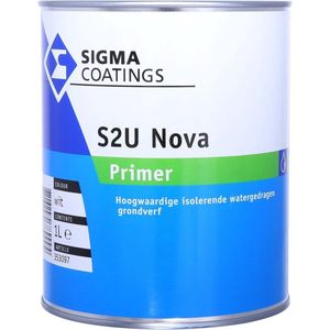 Sigma - S2U Nova Primer - Signaalwit - 1 Liter - Grondverf voor Binnengebruik