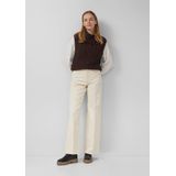 s.Oliver wide leg jeans beige