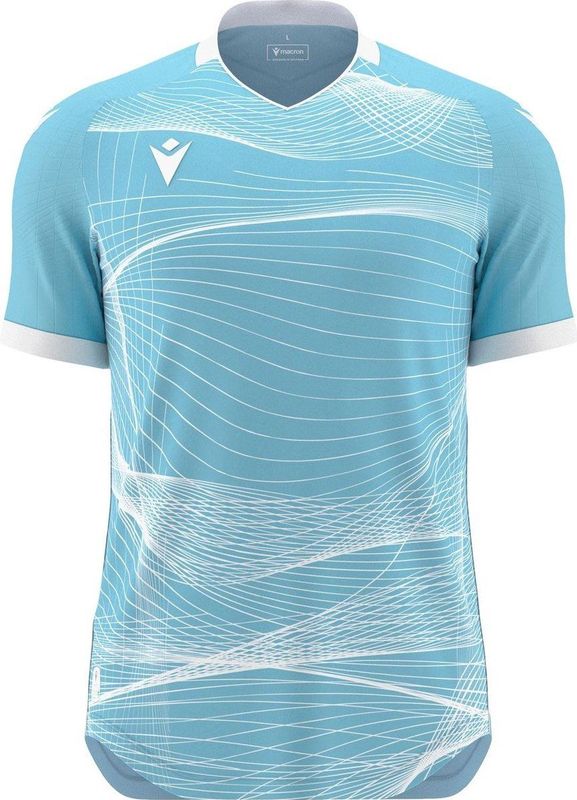 Macron - Wyvern Eco Shirt - Korte Mouw - Columbia / Wit