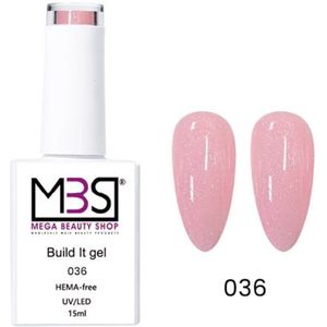 Biab gel/Build It gel HEMA-Free 15ml. (036) - Biab - Builder Gel - Biab nagellak - build it gel