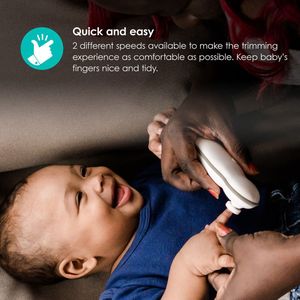 Bblüv Trimö - Elektrische Nageltrimmer - Voor Baby's en Kinderen - Veilig en Zacht