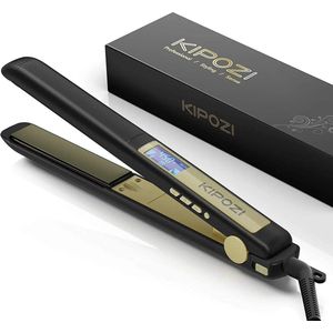 Bramboo - Professionele stijltang - LCD display - Droog en nat haar - 360 Graden stekker - Diverse temperatuurstanden