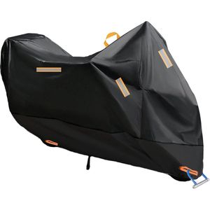 Motorhoes Waterdichte 300D Verdikt Moto Zeildoek Buiten - Beste Motorfiets Stofkap Water Stof Regen Wind - Motoren Scooters Bromfietsen - Winddichte Gespen - Maat 265x105x125cm XXXL Motorhoes