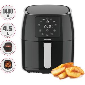 Klausberg 7551 - Digitale heteluchtfriteuse XL 4,5L - Family size - Airfryer