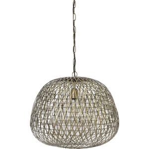 Light & Living Hanglamp Alwina - Antiek Brons - Ø50cm - Modern - Hanglampen Eetkamer, Slaapkamer, Woonkamer