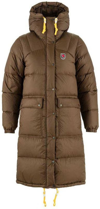 Fjallraven - Expedition Long Down Parka - Damesjas - Dark Oak